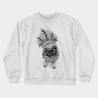 Indian Pug Crewneck Sweatshirt